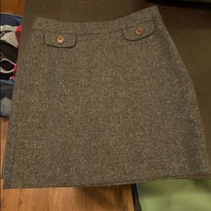 Knee length Bowen wool skirt